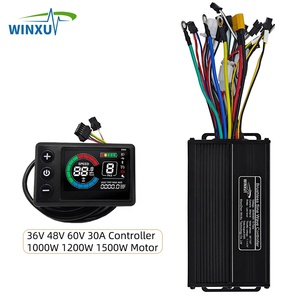 คอนโทรลเลอร์มอเตอร์ไร้แปรงถ่านไซน์เวฟ 36V 48V 52V 60V 1000W 1200W 1500W 30A รุ่น S866 1S พร้อมจอ LCD สำหรับสกู๊ตเตอร์ไฟฟ้าและจักรยานไฟฟ้า - Product Image 1