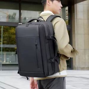 Custom Waterproof Anti Theft Air Expandable Men Vacuum Cleaner Compression Business Travel Back Pack Bagpack Laptop Backpack Bag - Product Image 3