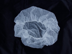 Nhà máy cung cấp dùng một lần 35g PP + PE trắng cap không dệt bouffant cap Head Cover - Product Image 6