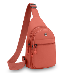 Bolso Bandolera de Nailon Unisex con Cierre de Cremallera y Decoración, Personalizable con Logotipo, para Uso Diario - Product Image 3