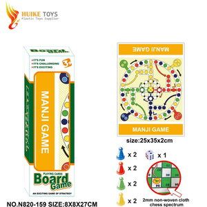 Juego de Mesa 4 en 1 de Vinilo <span class=keywords><strong>Ludo</strong></span>, Serpientes y Escaleras, Juguete de Dibujos Animados para Niños de 5 a 7 Años, Precio Más Bajo en 2026 - Product Image 3