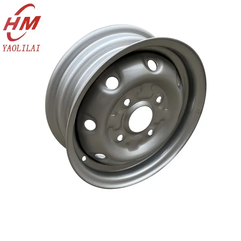 Factory car steel wheel rims 4Jx12 small tubeless wheel rim 4x114.3 wheels for 145/70R12 tire
