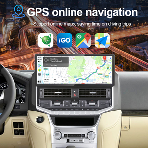 Autoradio Android GPS DSP multimédia Carplay Navihua, nouveau produit, 12,3 pouces, pour Toyota Land Cruiser LC200 2016-2021 - Product Image 5