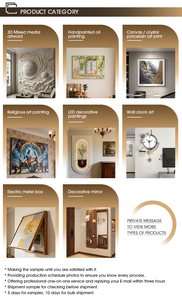 Peinture à l'huile de haute qualité, réalisée à la main sur céramique, portrait d'<span class=keywords><strong>Albert</strong></span> <span class=keywords><strong>Einstein</strong></span>, art mural pour salon, décoration intérieure - Product Image 4