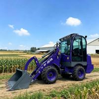 Caricatore Compatto Elettrico Industriale da 1 Tonnellata, 4WD, Sistema Idraulico, Durevole, Leggero, ad Alta Efficienza
