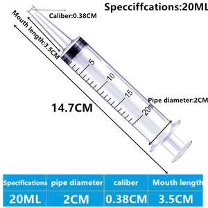 Fabriek Groothandel Met Grote Capaciteit 1Ml-500Ml Veterinaire Spuiten Honden Huisdier Spuiten Met Anesthesie Katheter Irrigatiespuit - Product Image 5