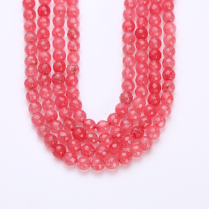 ลูกปัดหินอาเกตธรรมชาติสำหรับทำเครื่องประดับ ทรงเหลี่ยมเจียระไน สีเหลือง ขนาด 8 มม. - Product Image 6