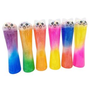 Divertido Slime Transparente No Tóxico para Mezclar Colores, Juguetes de Arcilla Slime, Lodo de Cristal DIY Hecho a Mano, Set de Lodo de Algodón Brillante - Product Image 6
