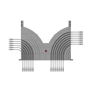 Bandeja de gestión de cables de 24 puertos tipo canal de 19 pulgadas para gabinetes/racks de 600 mm de profundidad para centros de datos - Product Image 3