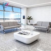 Table basse carrée moderne de luxe en fibre de verre, design personnalisable, couleur durable, portable, mobilier d'extérieur pour salons et hôtels