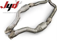Tuyaux d'échappement Dodge Challenger 3.6 2009-2011 Système d'échappement en acier inoxydable Downpipes