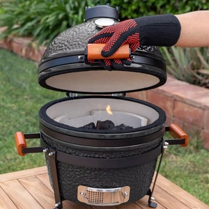 Kimstone-Parrilla Komodo Kamado de 16 pulgadas, <span class=keywords><strong>horno</strong></span> de carbón de cerámica para el hogar, jardín, <span class=keywords><strong>barbacoa</strong></span>, ahumador, parrillas de carbón - Product Image 5