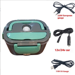 Boîte à <span class=keywords><strong>lunch</strong></span> chauffante électrique 1,5 L en acier inoxydable 304, récipient chauffant portable pour aliments, pour le bureau et la maison, certifié CE FDA - Product Image 5