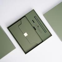 Carnet de notes professionnel de luxe 2025 à couverture rigide A5, reliure spirale, feuilles mobiles, logo imprimé, avec coffret cadeau pour usage journalier
