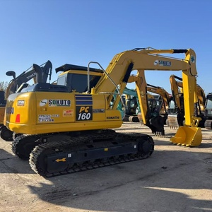 From Japan Low Price Second Hand Komatsu PC160-7 Crawler Hydraulic <b>Excavator</b> - Product Image 2