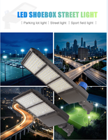 Boîte à chaussures LED FCC CETL CE RoHS, éclairage de parking, 150w 200w 300w, capteur photocellule LED SMD 100w, lampadaire 400w 500w