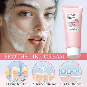 Nettoyant visage SADOER, nettoyage en profondeur, lissage, réparation, contrôle du sébum, réduction des pores, nettoyant visage au sel rose de <span class=keywords><strong>l</strong></span>'Himalaya - Product Image 6