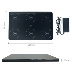 New không dây sạc Pad kim loại cho 6 Bảng đèn cho Nhà khách sạn nhà hàng sử dụng cùng một lúc không dây đèn sạc - Product Image 2