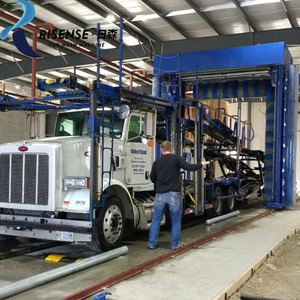 Máquina de Lavado de Autobuses Eléctrica Económica, Sistema de 2 Cepillos, Limpiador Automático de Rodillos Verticales y Horizontales de un Solo Lado para Pequeñas Flotas - Product Image 3