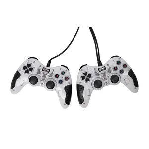 RTS Qualified Dual Play Vibration Joystick Wired USB 2.0 PC Gamepad Controller stock double shock joypad laptop handheld
