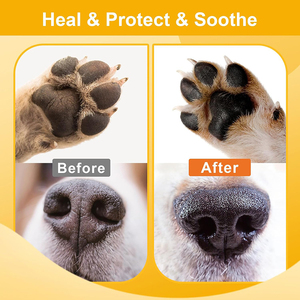 Baume anti-rides pour pattes de chiens et chats, marque privée - Formule naturelle non toxique, hydratation instantanée, réparation et protection des pattes, formule <span class=keywords><strong>bio</strong></span> - Product Image 3