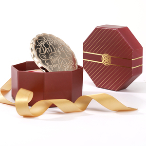 cosmetic packaging <b>gift</b> <b>box</b> in hexagon with custom logo cosmetic packaging paper boxes - Product Image 4