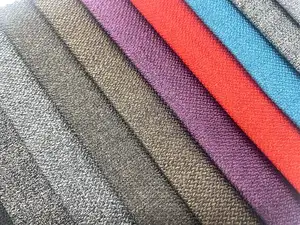 Tela jacquard de poliéster para el hogar, tapicería gruesa, en muchos colores, baja cantidad mínima, a buen precio, venta al por mayor