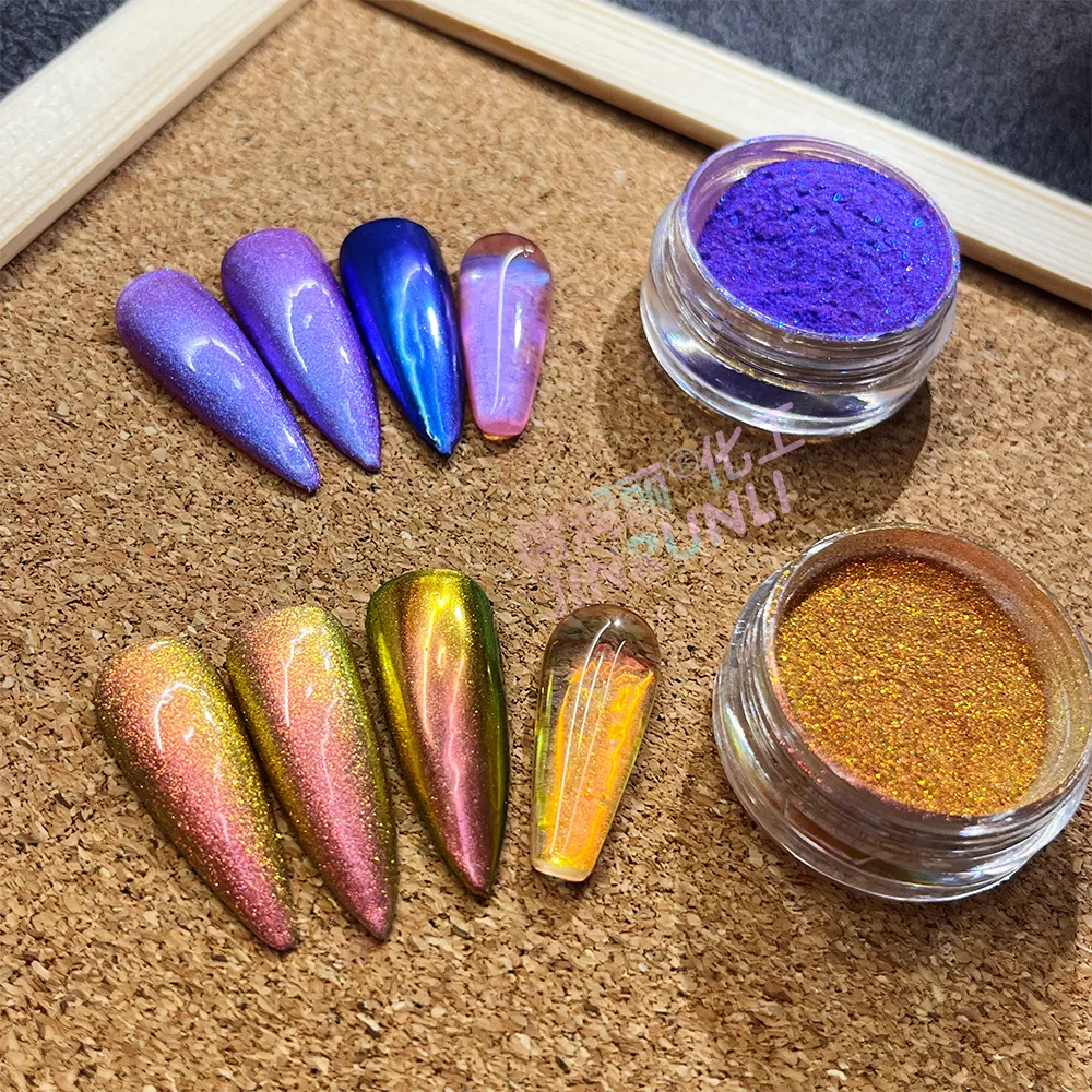 Nuovi arrivi specchio metallico glitter cromo camaleonte pigmento in polvere