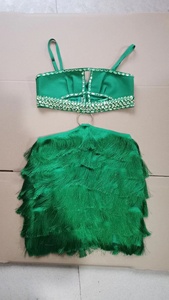 C3518 último 2024 cóctel fiesta Sexy Club <span class=keywords><strong>Boutique</strong></span> vestido ajustado vendaje Rhinestone recorte borla Mini señoras <span class=keywords><strong>vestidos</strong></span> de mujer - Product Image 2