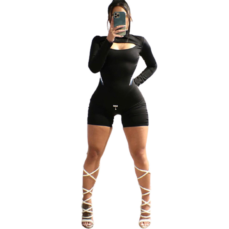 Хип-хоп, полый дизайн, наряды, спортивные, для девочек, хип-хоп, полый дизайн, наряды, спортивные, для девочек, 2021, черные шорты, с буквенным принтом