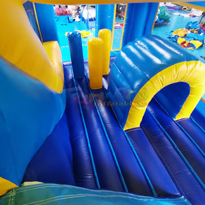 Castillo inflable acuático con tobogán, brincolín inflable para fiestas, casa de brinco para niños - Product Image 4