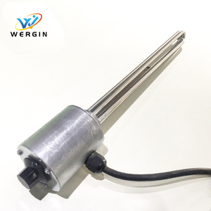 Resistencia Industrial de 1000W 2000W, Calentador de Inmersión Eléctrico con Brida y Control de Temperatura - Product Image 2