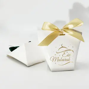 Decoración de Ramadán impresión Offset al por mayor personalizado Eid Ramadán caja de regalo de dulces de chocolate