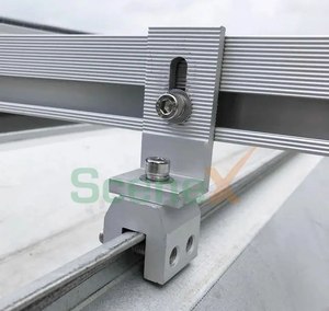Pinces S <span class=keywords><strong>5</strong></span> u pour le montage de toit solaire avec pince à joint debout Structure de montage solaire Système de rayonnage solaire - Product Image 2