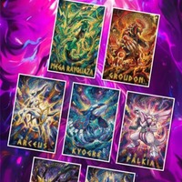 Vente en gros de figurines d'anime, cartes à collectionner surprise, Eif Baby Sharp Claw Sky Acrylic Art Board, boîte de boosters Pokémon, jeux de société