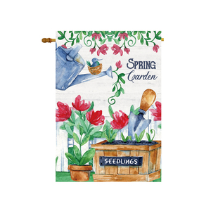 Bandera de jardín de doble cara, impresión por sublimación de temporada, barata - Product Image 1