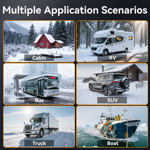 Vente en gros 12V 24V 8KW Diesel Radiant Carburant Refroidisseur de stationnement Famille Voyage Camping Voiture Réchauffeur d'air pour Camions Cabine Camping-Car RV d'<span class=keywords><strong>occasion</strong></span> - Product Image 4