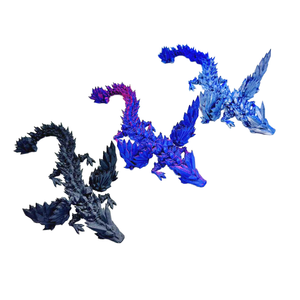 Dragón de cristal impreso en 3D, articulado y móvil, superventas en internet, decoración con temática animal para maternidad - Product Image 1