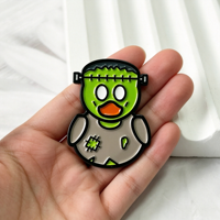 Großhandel Günstige Metallbeschichtete Anime-Anstecknadeln Niedliche Cartoon-Anstecker Maßgefertigte Weiche Emaille-Pins