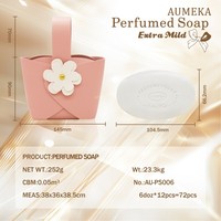Savon en barre parfumé de luxe PS006 aux senteurs florales et fruitées, parfum frais, soin corporel premium, mousse douce, prêt à offrir, savon parfumé