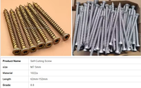 Factory Wholesale DIN7505 Torx Wood Screws Steel Chipboard Screws 70mm 100mm Countersunk Plum Head Fasteners Timber Construction