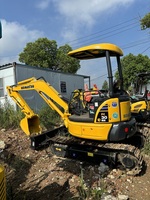 Mini-excavatrice de 3 tonnes avec cabine, prix abordable, PC30, excavatrice d'occasion, mini-excavatrice usagée