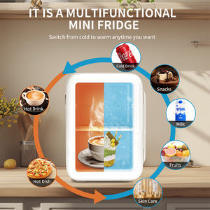 Hôtel <span class=keywords><strong>Mini</strong></span> <span class=keywords><strong>Bar</strong></span> Portable 10L Cosmétique Frid 12V Semiconducteur Réfrigération Congélateur et Chauffage Modes De Refroidissement Meubles D'hôtel - Product Image 3