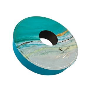Boîte à bijoux et montres de luxe de haute qualité, personnalisée, de forme ronde, fabriquée par un fabricant professionnel, avec logo personnalisé - Product Image 4