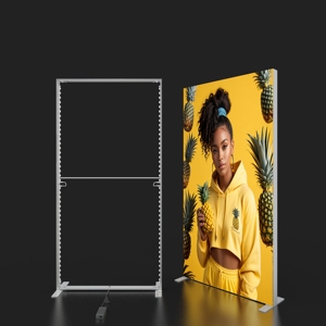 EXPO seg hộp Đèn đôi bên khung quảng cáo đồ họa hộp đèn với footbase thương mại thiết bị dịch vụ hộp đèn hiển thị - Product Image 3