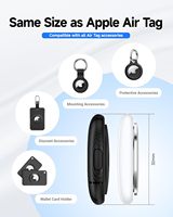 MiLi LiTag Duo pour traqueur et localisateur intelligent, clé de navigation pour bagages, compatible avec Google Find Hub et Apple Find My Airtag, système double