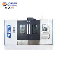 Centre d'usinage vertical CNC VMC1270 certifié CE, broche BT40, système GSK, pour découpe de profilés en acier, automatique, simple, robuste