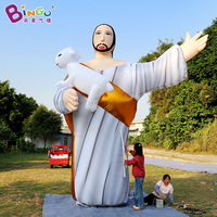 Ballon publicitaire gonflable géant de la Nativité, modèle de Jésus gonflable pour la décoration de scènes de Noël et de Pâques