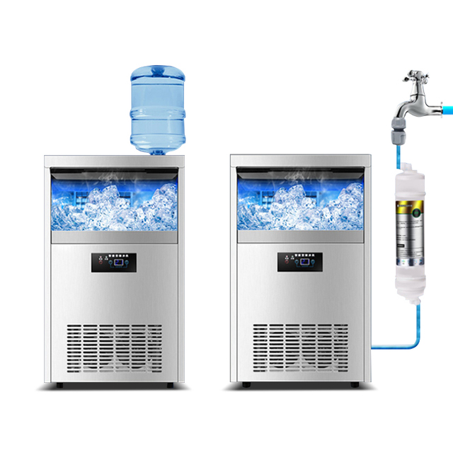 Ice Maker 75KG/24hr Cube Ice Maker Machine for Commercial Household Bar Hotel Ktv