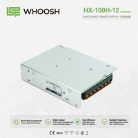 Alimentation à découpage LED 100W 12V 8.33A, entrée universelle AC 100-240V pour éclairage intérieur et affichage